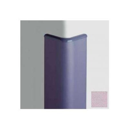 PAWLING Surface Mounted Corner Guard Bullnose 90°, 3'' Wings, 4'H W/Caps, Lavender Heather CG-30-4-494